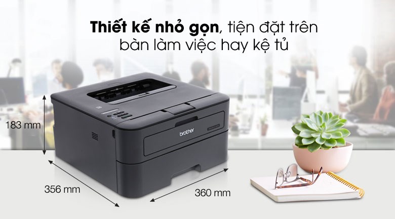 Máy in Brother HL-L2366DW Laser WiFi In một chiều